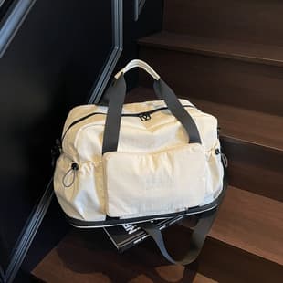 Expandable Folding Travel Bag, Expandable Sports Gym Bag, Yoga Dance Bag, High-Aesthetic Luggage Bag with Logo