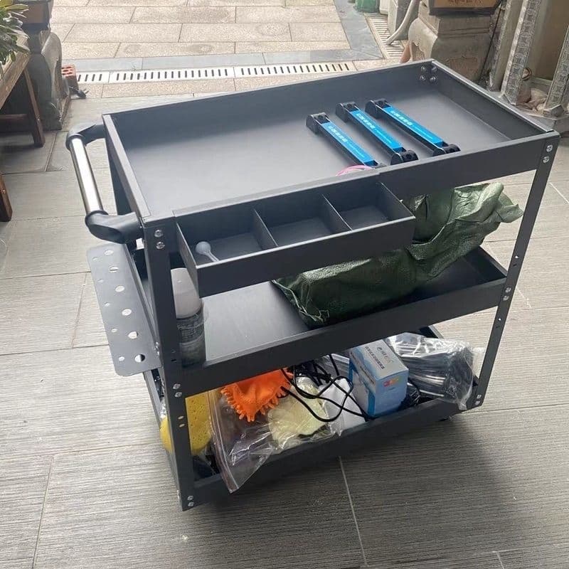 Tool Cart Small Cart Multifunctional Storage Rack Auto Repair Maintenance Mobile Workshop Drawer-style Parts Trolley