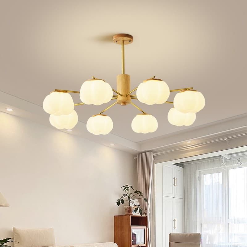 Living Room Cotton Pendant Light Japanese Cream Wabi-Sabi Style Creative Modern Minimalist Dining Room Master Bedroom Lighting