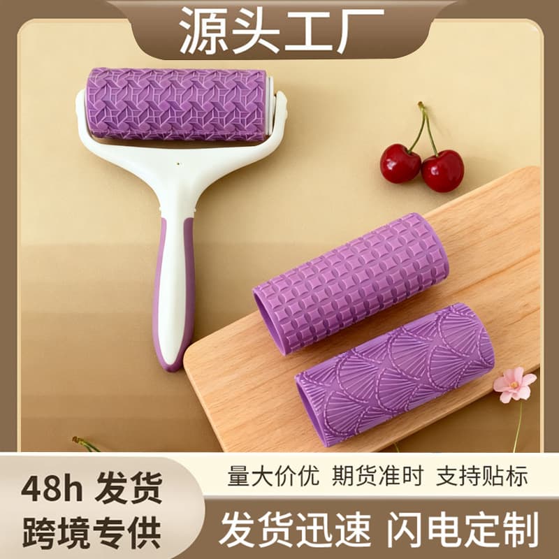 Cake Roller Crimper Set, Rolling Cutter Baking Mold, Cake Sugar Paste Decorating Tool, Biscuit Cutting Embossing Mold