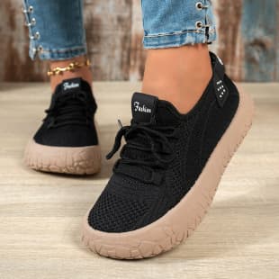 Women's Shoes Summer Hot Cross-Border Large Size Women's Shoes Soft Sole Non-Tiring Flyknit Shoes Casual Slip-On Lazy Women's Shoes