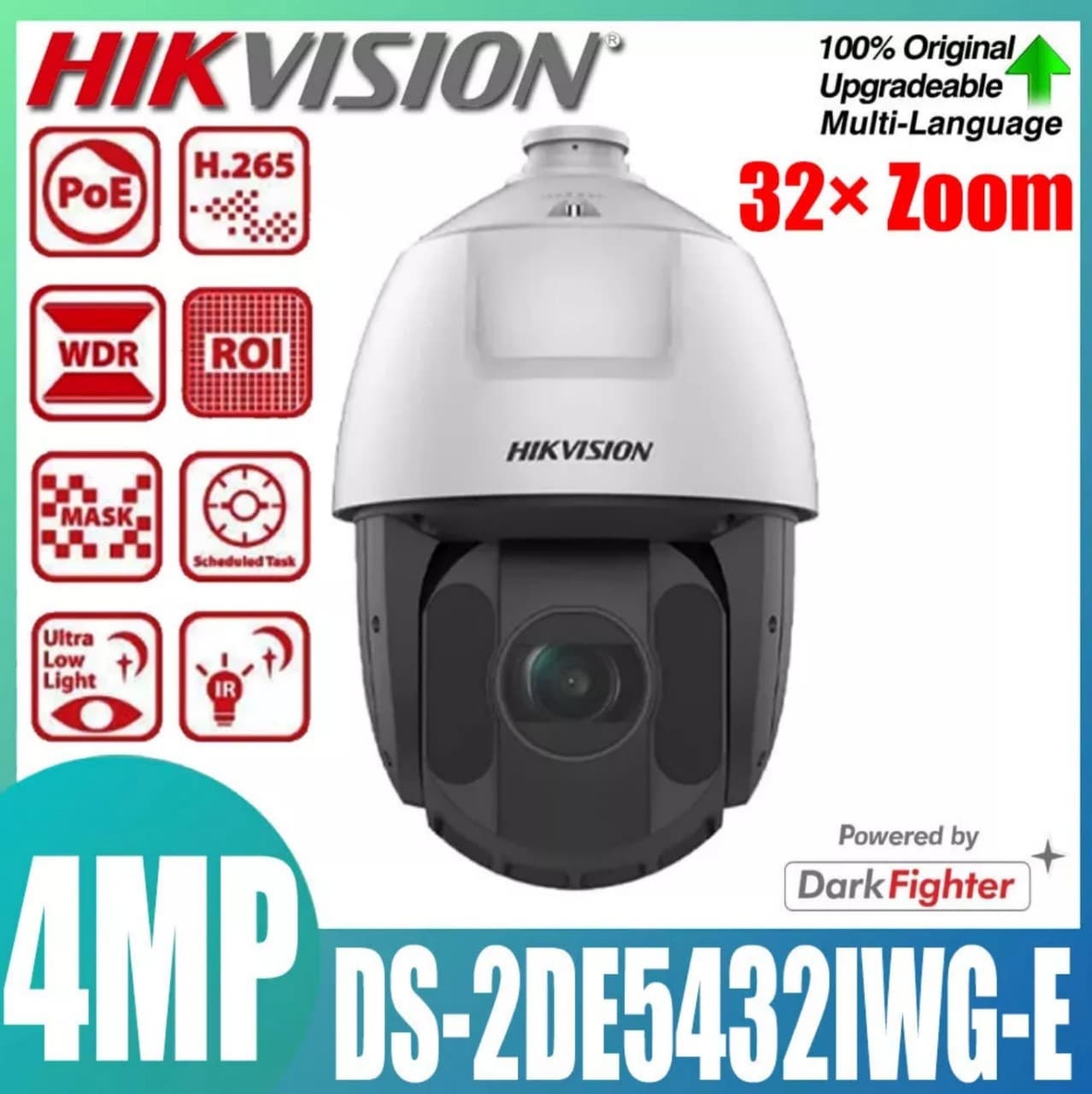 Hikvision English Version DS-2DE5432IWG-E Overseas Version Hikvision 4MP 32X PTZ Camera