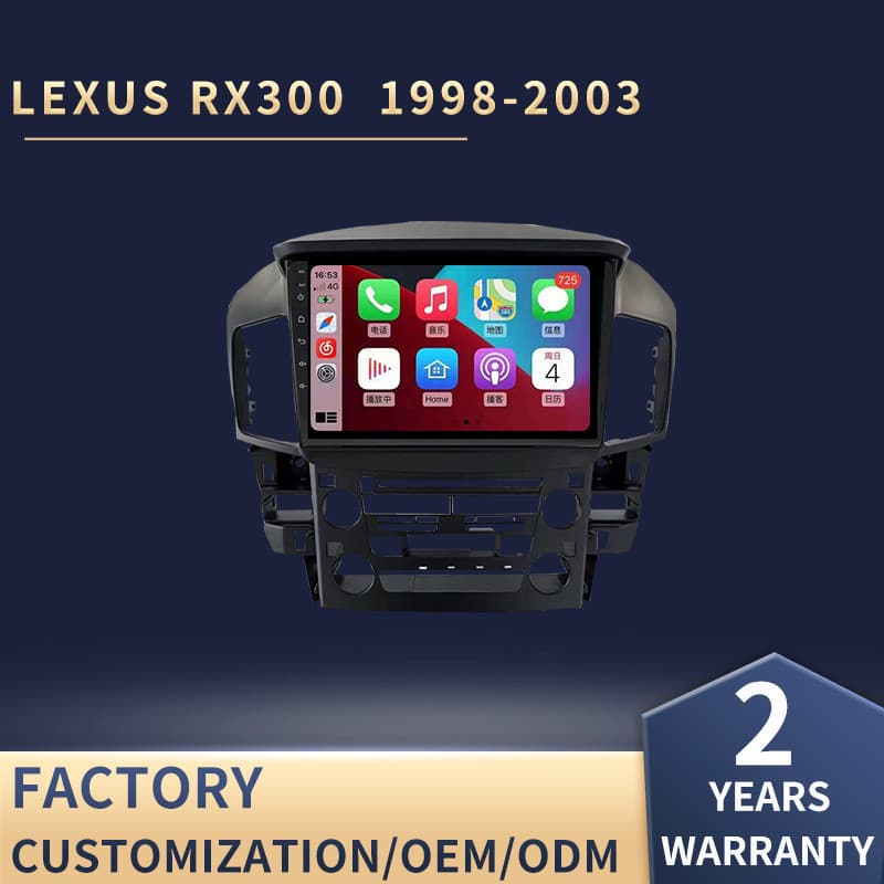 10-inch large-screen navigator suitable for Lexus RX300 car carplay intelligent all-in-one machine