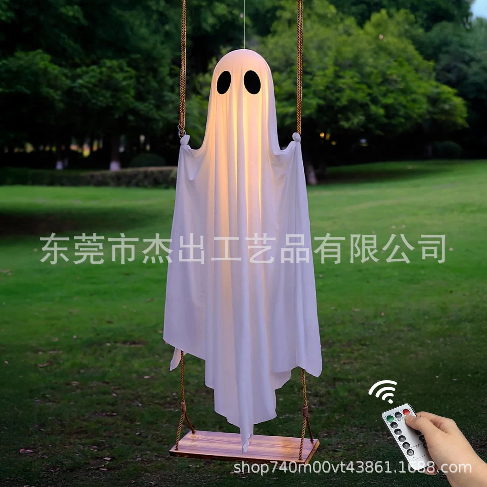 Cross-Border Hanging Ghost Swing Halloween Decoration