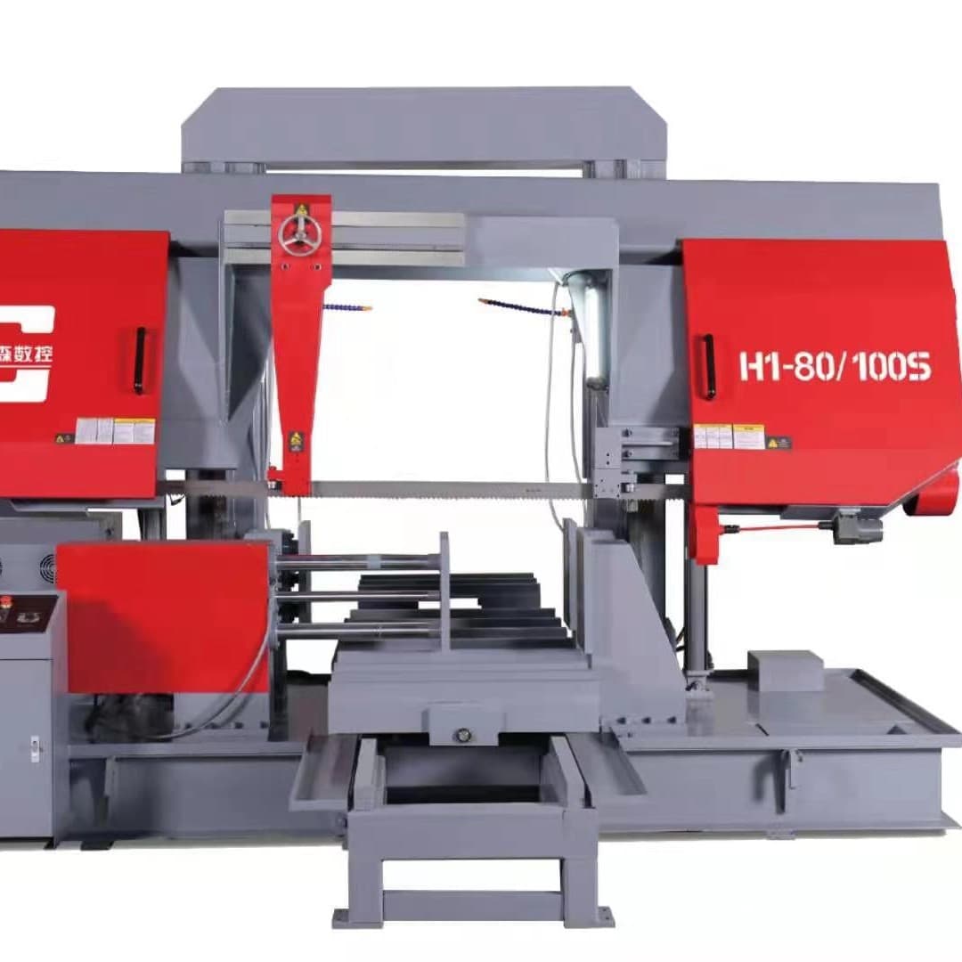 Saw CNC Double Column Rotating Horizontal Band Saw Gantry Fully Automatic Metal Band Saw Manufacturer Wholesale