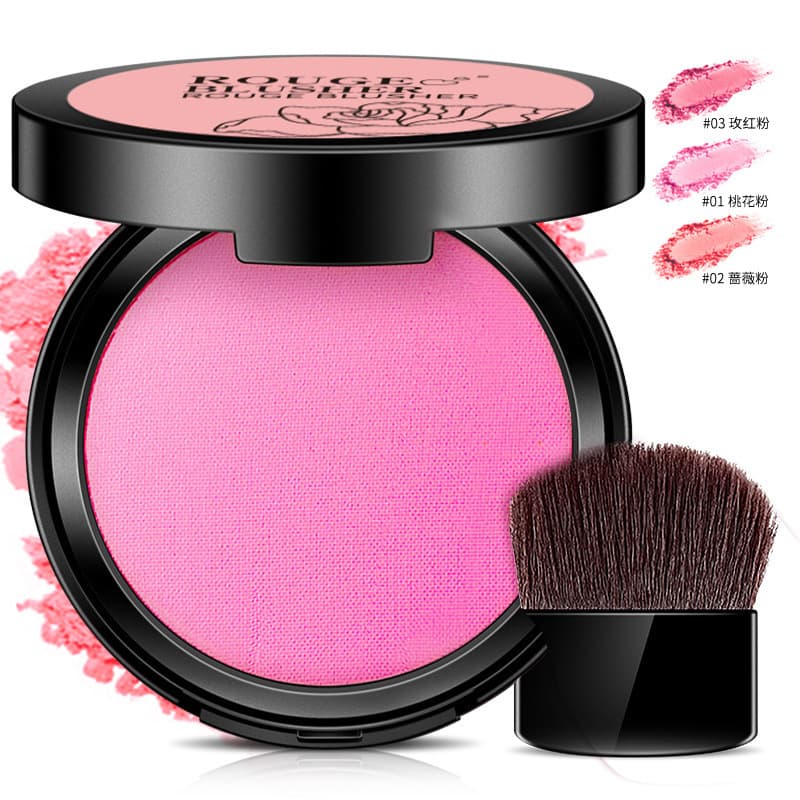 Boquan Ya Bright Rouge Blush Nude Makeup Natural Brightening Skin Tone Air Cushion Blush Makeup Wholesale