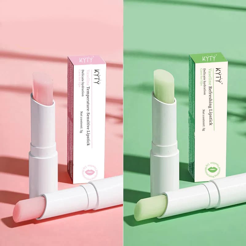 Lip Balm Moisturizing Lipstick for Women Vaseline Color Changing Lip Balm Lip Oil Lip Care