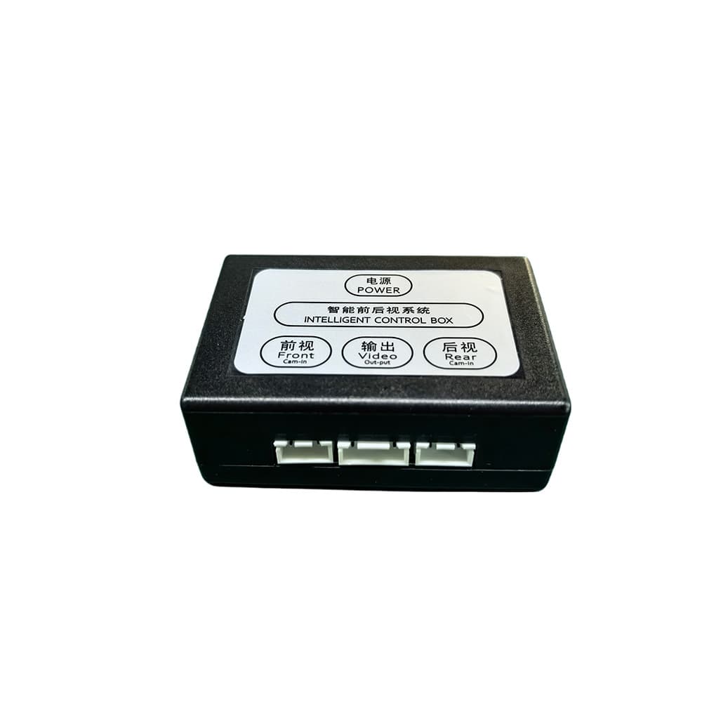Video Switching Front and Rear Side View System Av Controller Camera Right View Blind Spot Rearview Mirror Dual Camera
