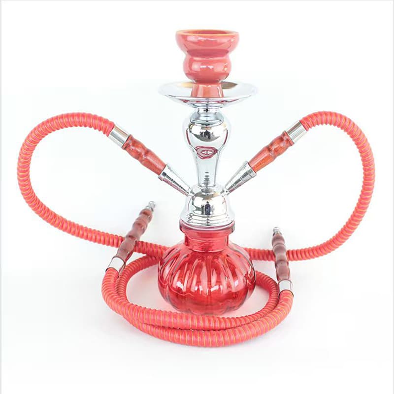 Cross-border Exclusive Hot-Selling Arab Hookah Bar Single-Hose Double-Hose Glass Hookah Pipe Shisha Full Set
