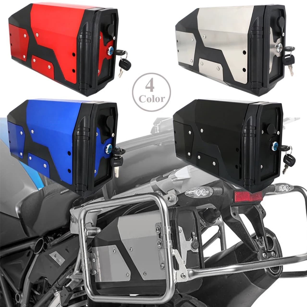 Motorcycle Toolbox Side Case Storage Box R1250GS R1200GS LC ADV F850GS F750GS