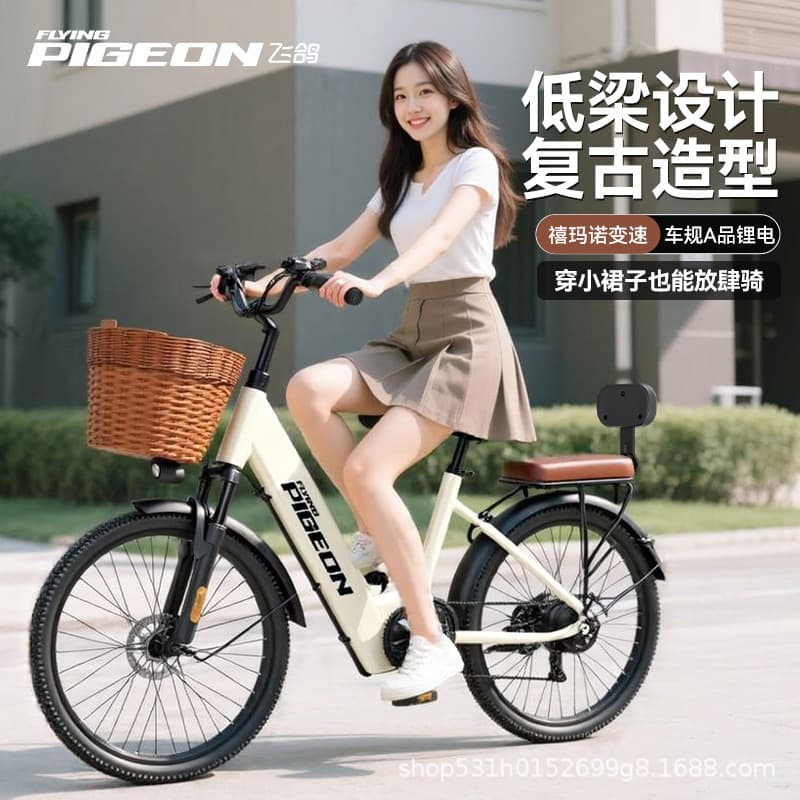 Feige Electric Assisted Bicycle 2026 New Model Electric Bike for Adults Women Parent-Child Small Conversion Electric Bicycle