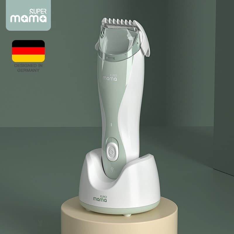 Baby Hair Clipper with Automatic Hair Suction, Rechargeable Ultra-Quiet Home Use Electric Trimmer for Infants