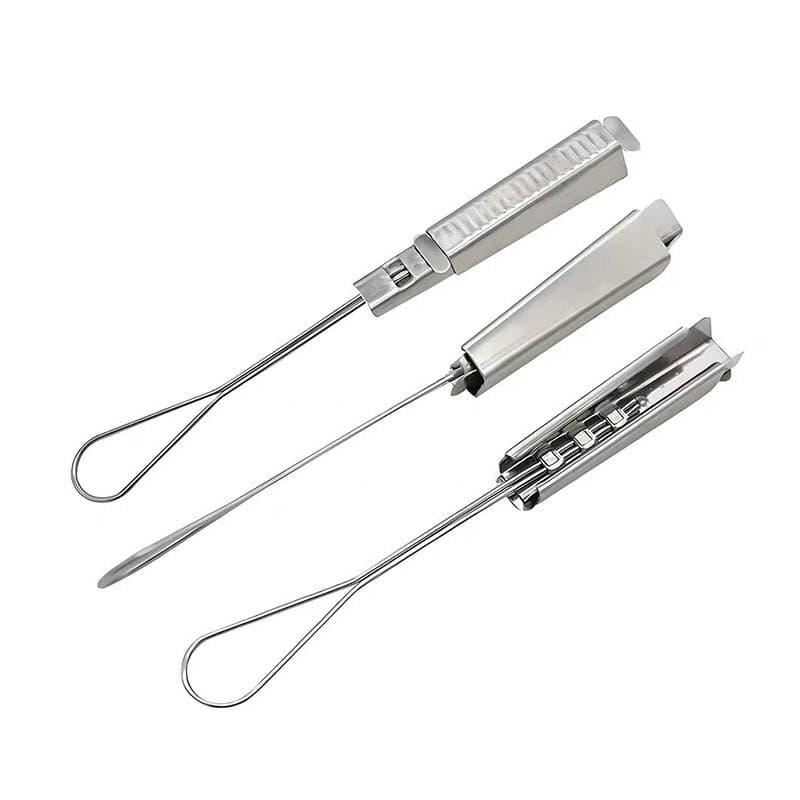 Manufacturer wholesale FTTH drop cable guy clamps, outdoor cabling S-type fiber optic tension clamps, insulating hardware