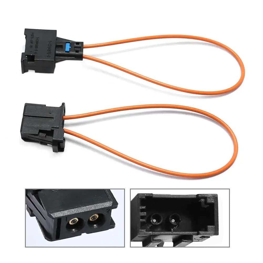 Most Fiber Optic Loopback Bypass Male-Female Adapter Universal Connector Fiber Optic for Radio and Audio