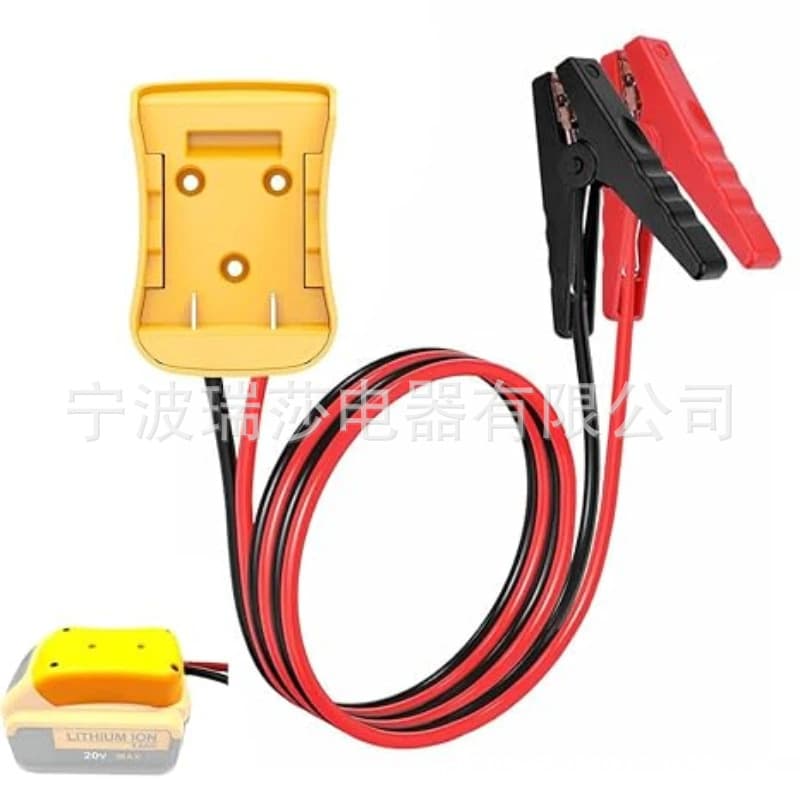 DEWALT Jump Starter Jumper Cable Power Cord Lithium Battery Adapter Plug Connector Cable