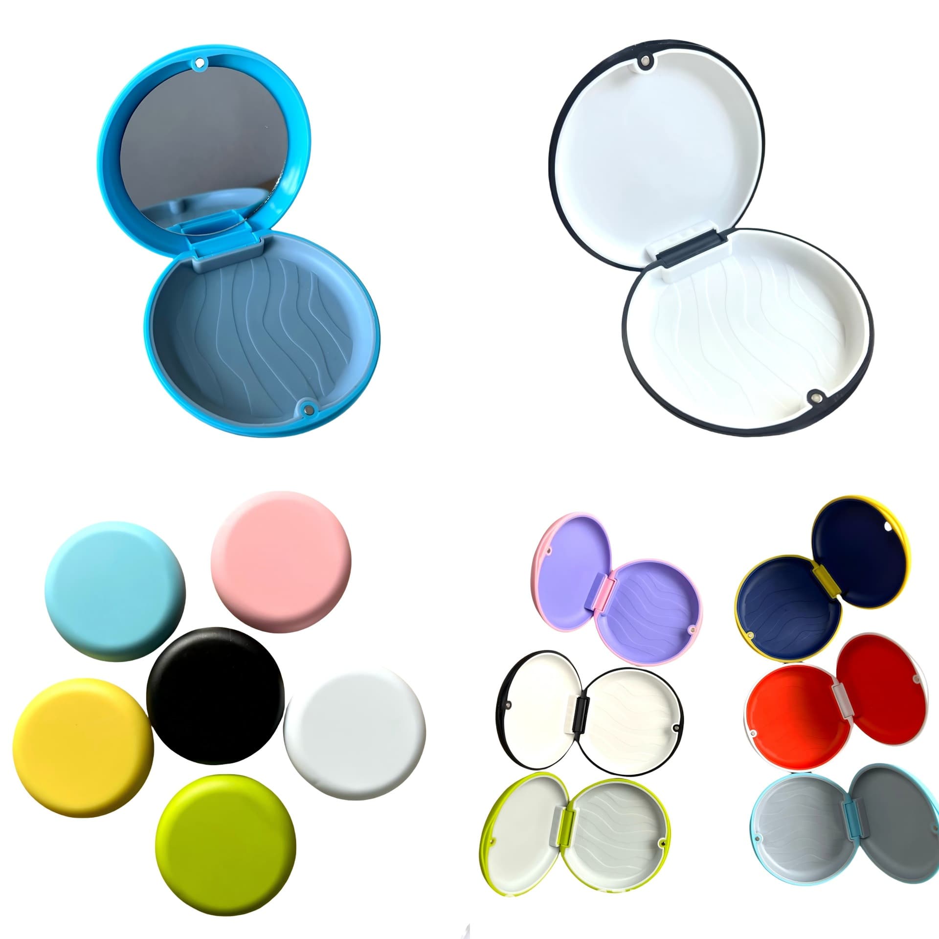 New magnetic tooth storage box invisible braces storage box orthodontic braces correction retainer box