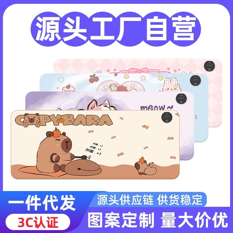 Heated mouse pad, cartoon heated desk mat for office, study, writing, and other purposes - manufacturer and wholesale.