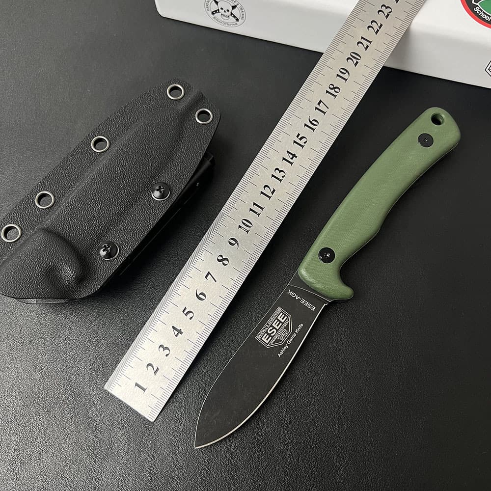 Original Manufacturer ESEE AGK Ant Outdoor Straight Knife Survival Integrated Tactical Knife Field Wood Cutting Knife Camping
