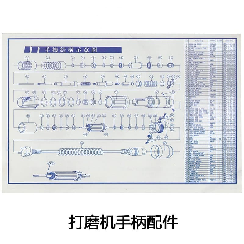 35000-turn handle All accessories for 45000-turn handle Grinding machine handle accessories All accessories for mobile phones