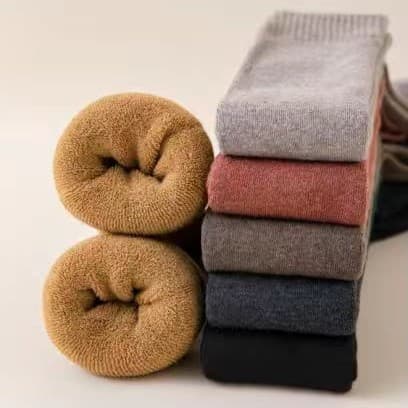 Autumn/winter thickened warm over-knee socks women terry thick socks Korean style thigh mid-high long socks factory wholesale