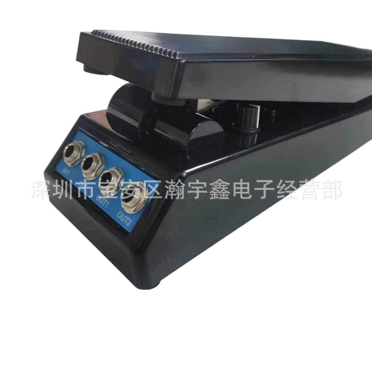 Volume control pedal, musical instrument universal stereo dual input and output DJ guitar volume pedal