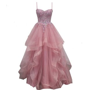 Amazon Cross-border Spaghetti Strap Embroidered Evening Dress Long Party Gathering Slim Fit Premium Dress