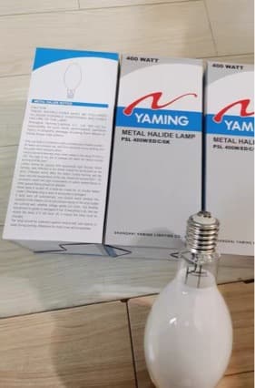Yaming brand 400W coated BU bulbs, compatible with Osram and GE, all Yaming electrical components and starters are universal