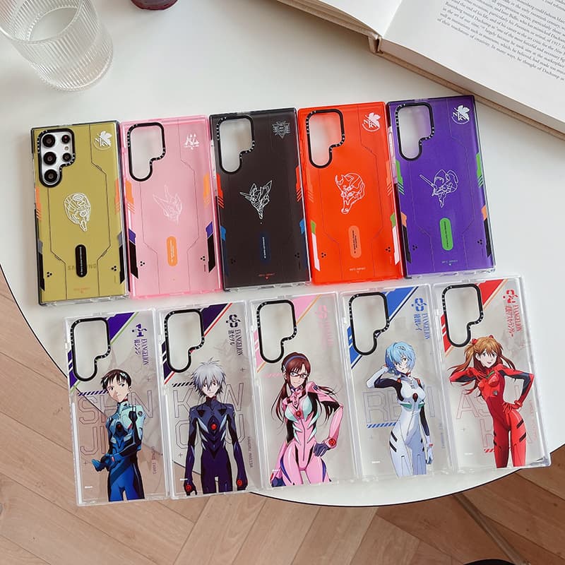 Evangelion mecha compatible Samsung S24 Ultra phone case S22p trendy S21+ soft S23