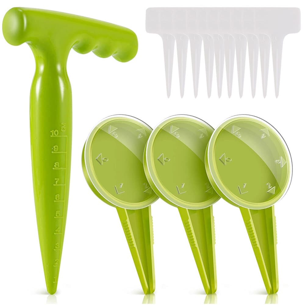 New Cross-Border Seeder, 5 Adjustable Settings, Gardening Tool Set, Plastic Hole Puncher, New Arrival