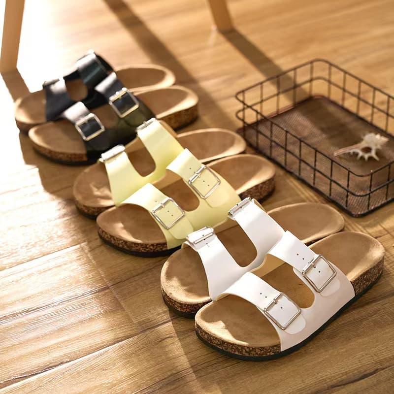 2020 New Women's Summer Sandals, Fashionable Buckle Thick Sole Plus Size Casual Durable