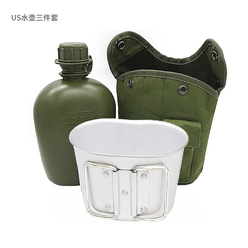 Vintage Military Training Individual Equipment Mess Tin Aluminum Russian Portable Tactical Cup Canteen Outdoor Food Container