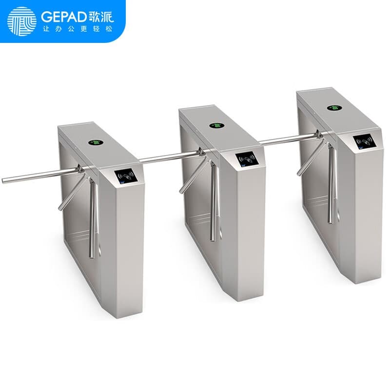 Gepad STGZ-1070 Smart Pedestrian Turnstile with Three-Roll Gate for Residential and Construction Site Entrances
