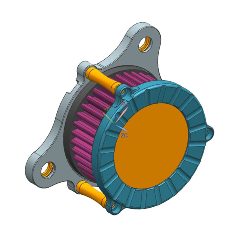Our factory produces small batches of CNC aluminum transparent retro air filter elements for various motorcycle models.