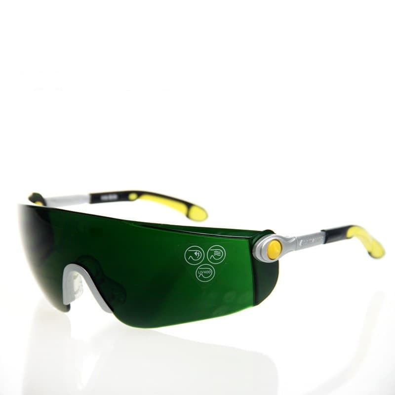 Delta Welding Goggles, Scratch and Fog Resistant, Protective Glasses 101012 for Gas and Soldering Work