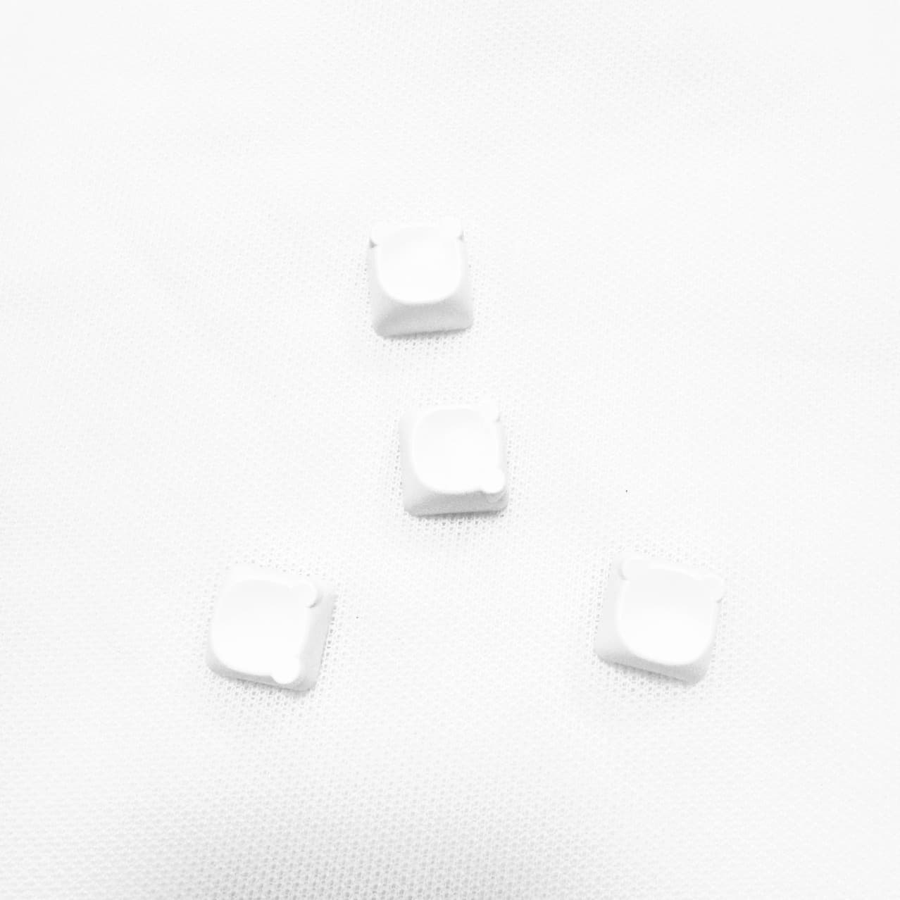 Cross-border white material 1U keycap custom mechanical keyboard keycaps cute animal keycaps