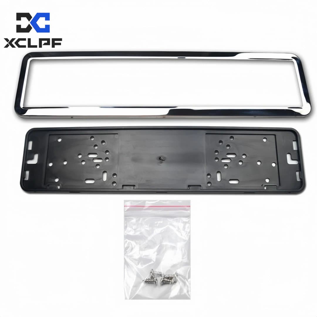 Car Accessories License Plate Frame Holder Bracket Aluminum Alloy Adjustable Car Tag Mount For Vehicle Registration Plate