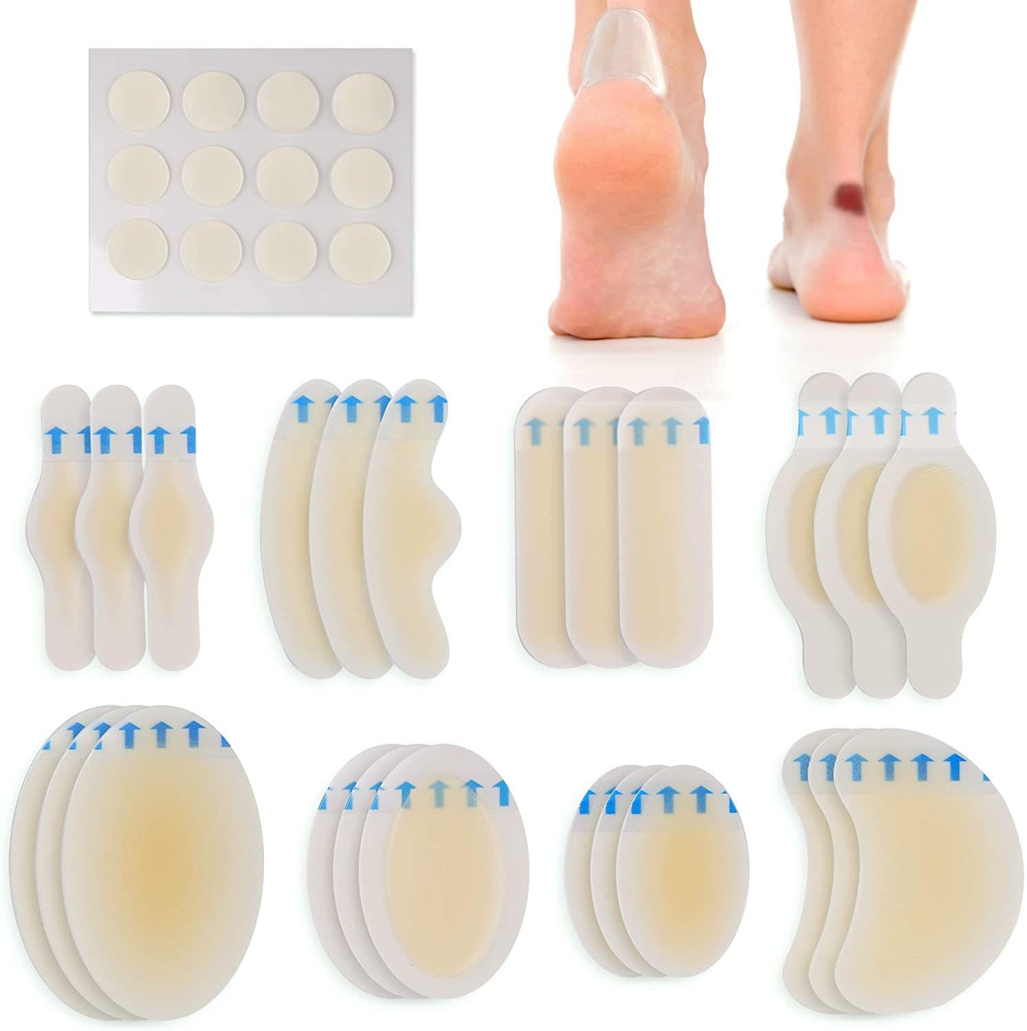 Anti-Wear Foot Artifact Heel Sticker for High Heel Shoes, Toe Foot Sticker, Invisible Adhesive Tape, Ankle Sticker, Blister Sticker