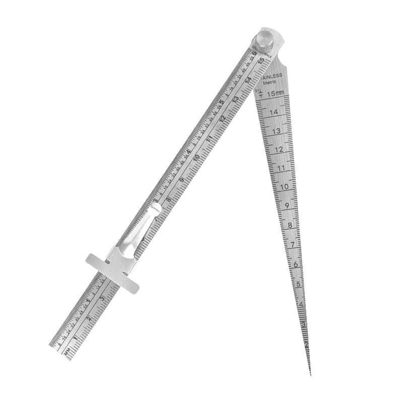 Gap ruler, steel ruler, stainless steel feeler ruler, tapered ruler, wedge tapered ruler, inner diameter aperture ruler, high-precision aperture ruler