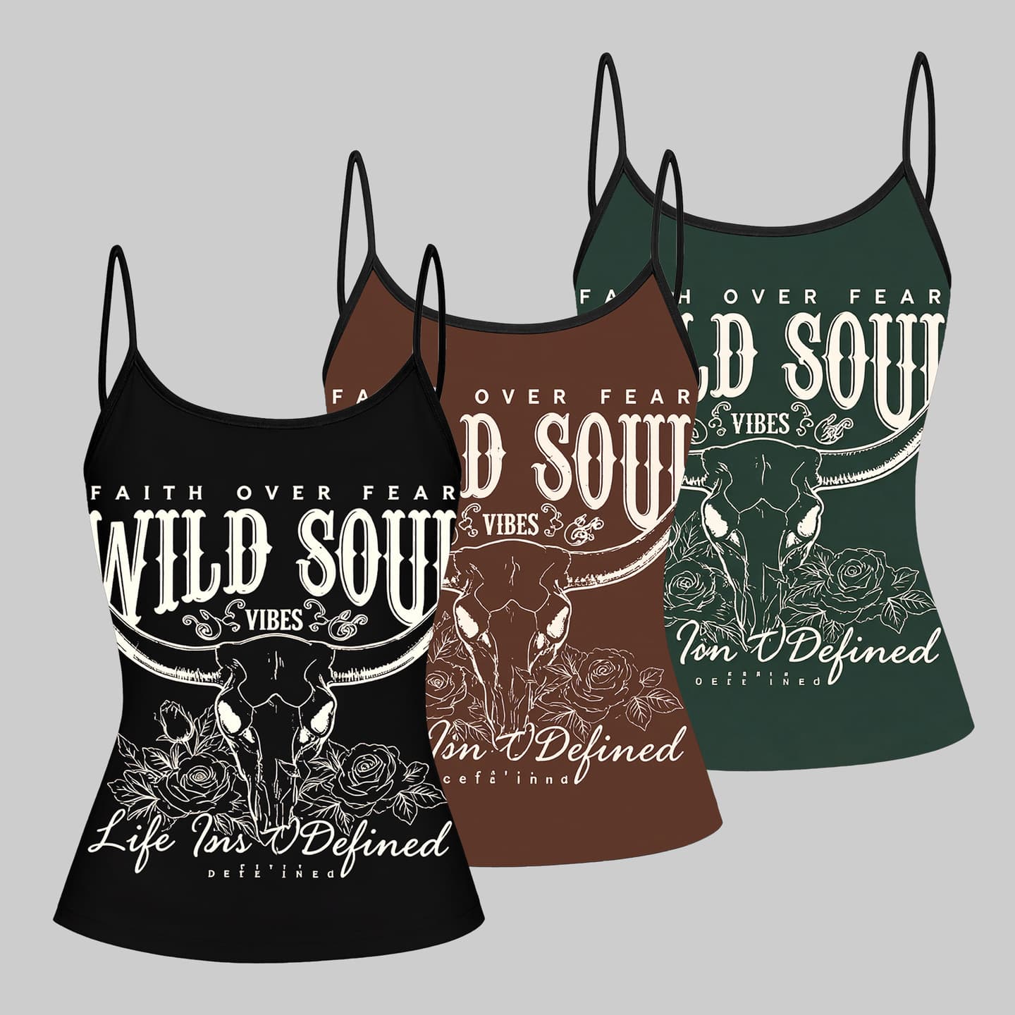 Cross-border Supply Y2K Sweet Cool Cartoon Print Camisole Three-Piece Set Women's European and American Hot Girl Slim Fit Sleeveless Vest Wholesale