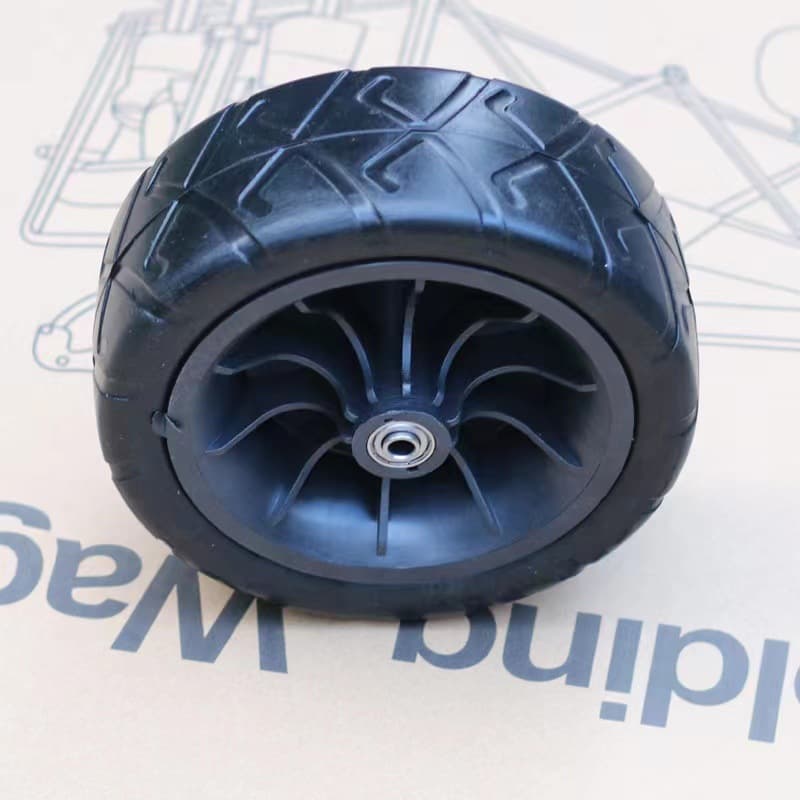 8-inch foam wheel, wide surface elastic polyurethane wheel, children's vehicle tire, truck tire