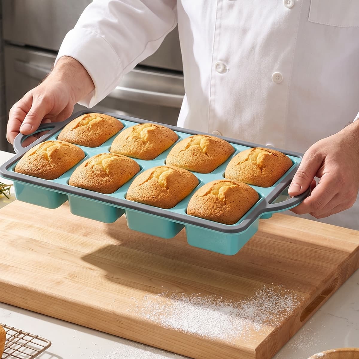 Factory Direct Supply Silicone Cake Mold Rectangular Cake Mold DIY Soap Mold Home Baking Tool