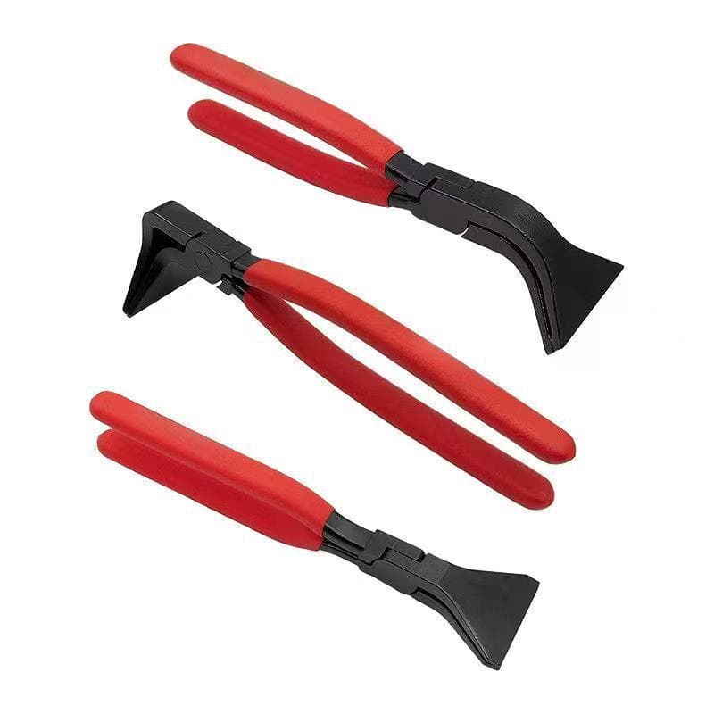 Folding pliers, forged large head folding pliers, auto repair sheet metal pliers, anti-rust forged, anti-slip handle folding pliers