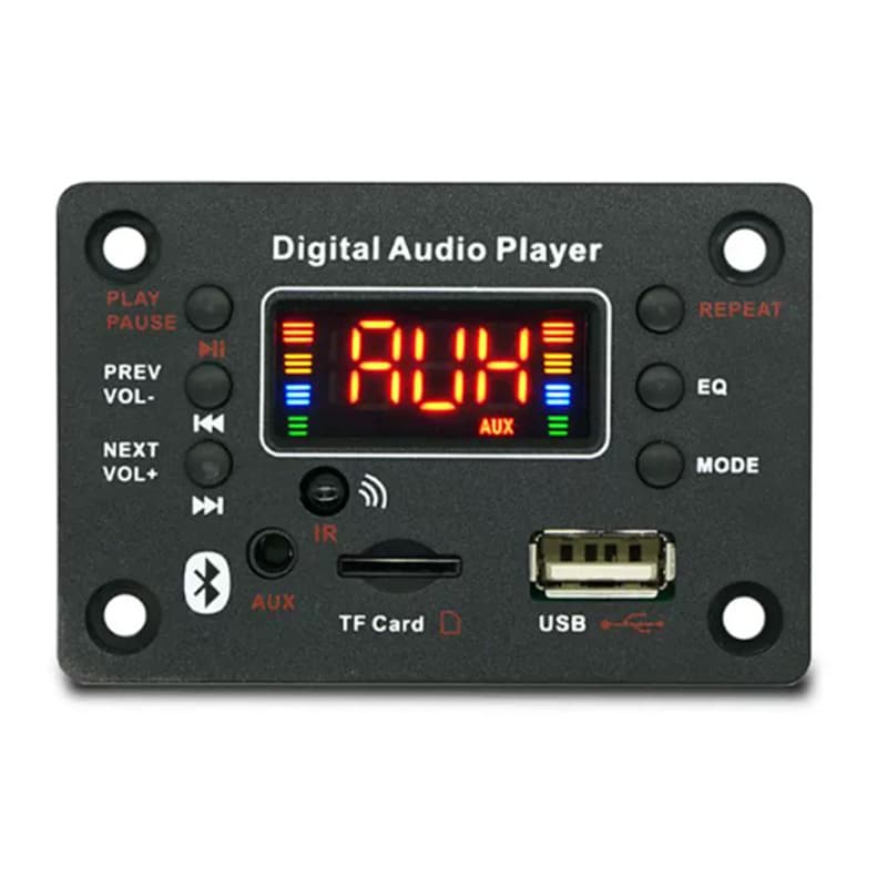 Lossless Bluetooth MP3 Audio Decoder Board with Color Screen, Recording & Call Function, DIY Car/Home Audio, No Amplifier