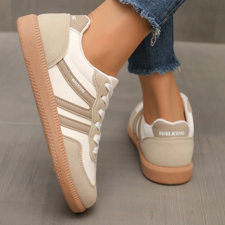 2025 Sports Shoes German Color Cross-border Training European and American Sports Year-end Women's Single Shoes New Style Wholesale Flat