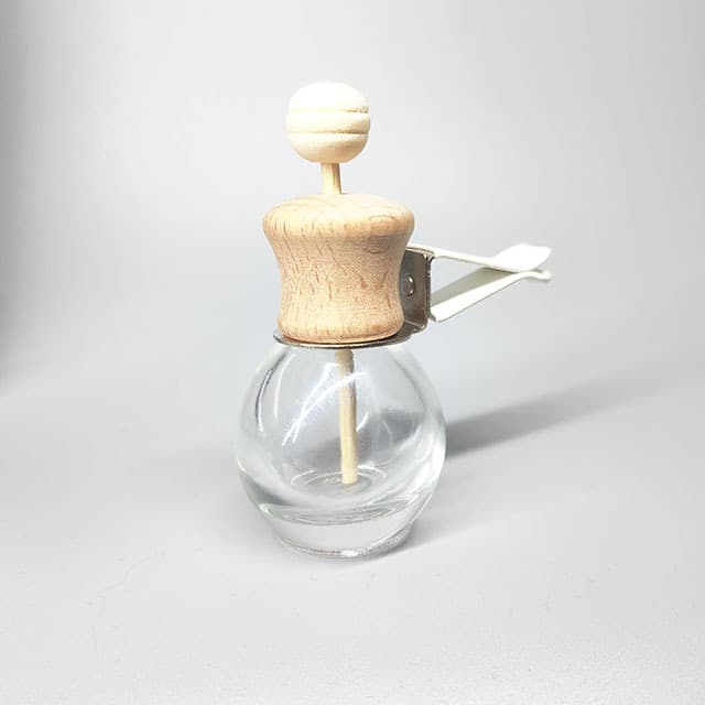 Car Perfume Bottle Pendant Empty Bottle Aromatherapy Essential Oil Car Decoration Hanging Pendant Refill Bottle Vent Car Bottle