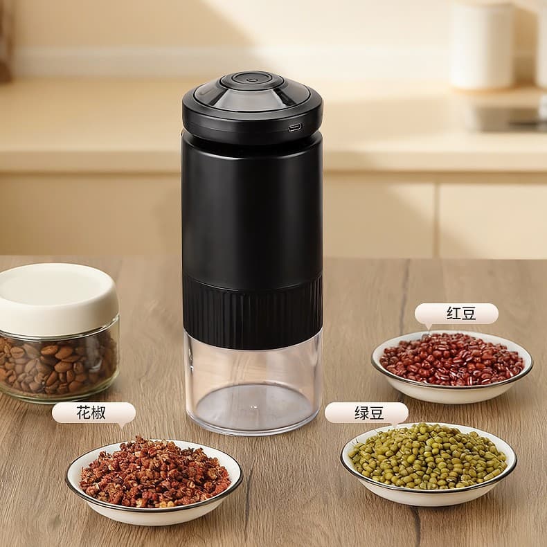 Coffee Grinder USB Rechargeable Portable Grinder Household Small Grinder Multifunctional Cross-Border