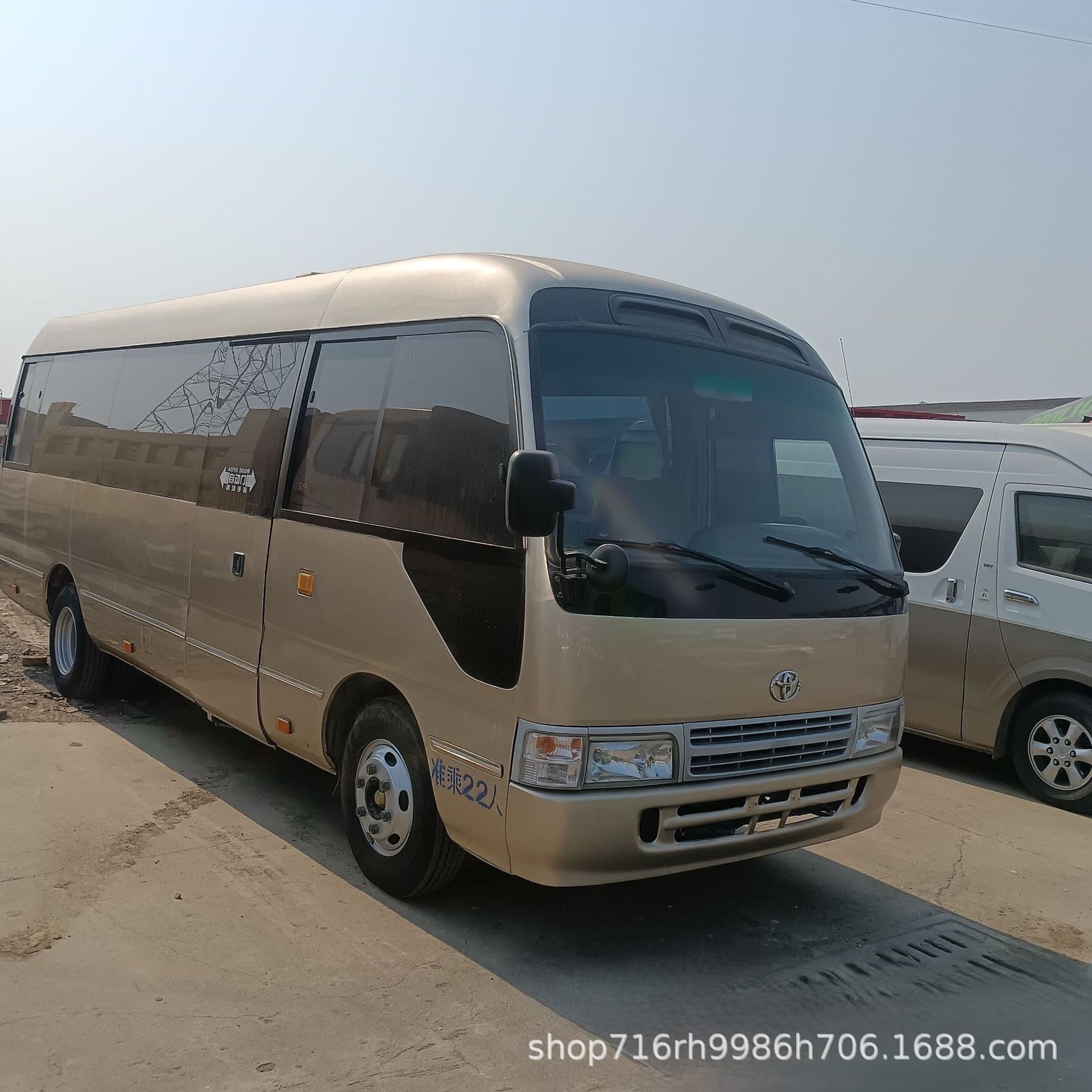 Used Toyota Coaster 23-Seat Bus Cross-Border Passenger Transport Vehicle