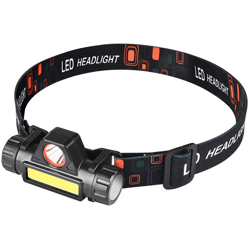 COB Magnetic Work Light LED Headlamp Outdoor Rechargeable Head-Mounted Light Fishing Light Night Fishing Night Riding Special