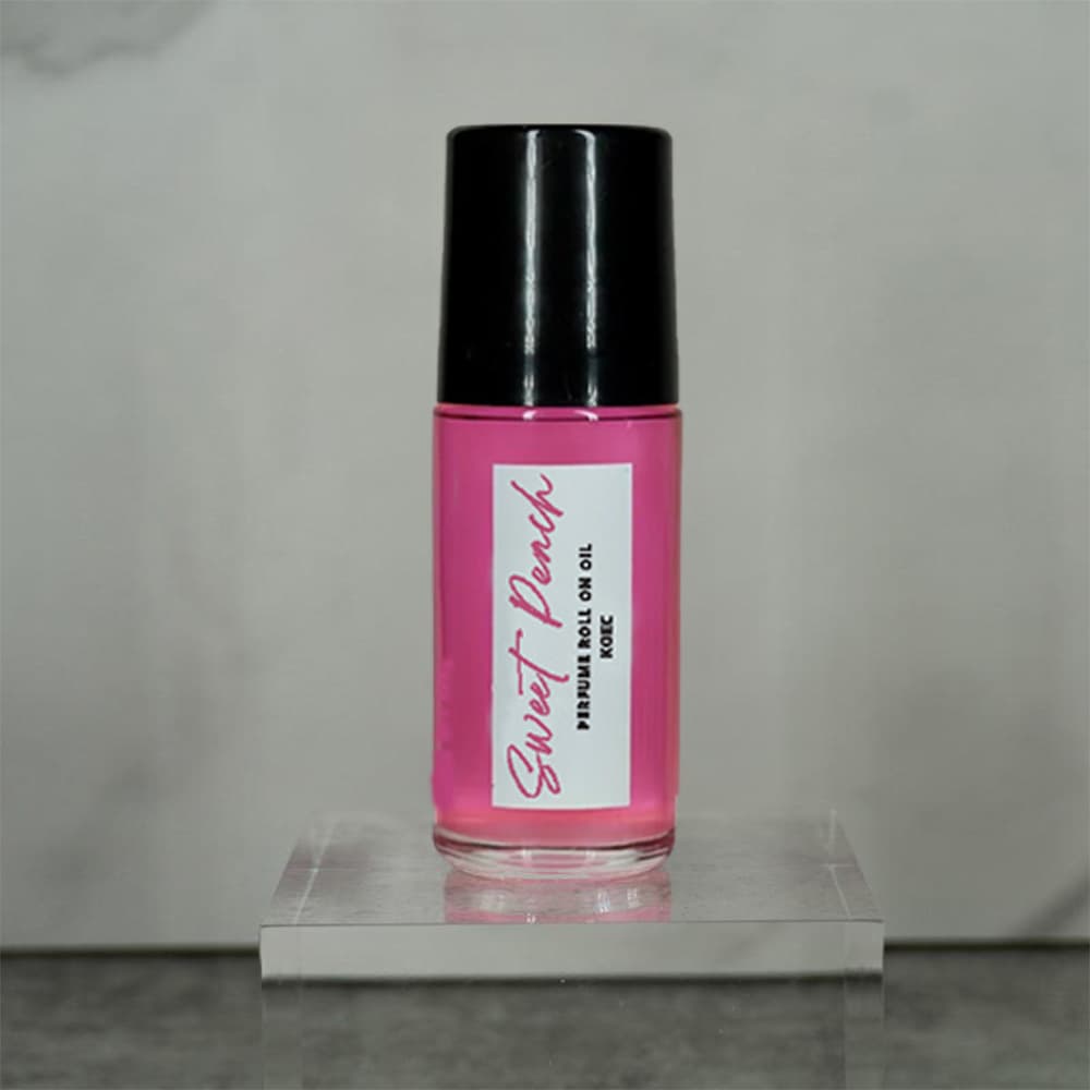 KOEC Peach Roll-on Essential Oil 30g Perfume Roll-on, Long-lasting Fragrance, CrazyLove Cross-border Trade, Spot Wholesale