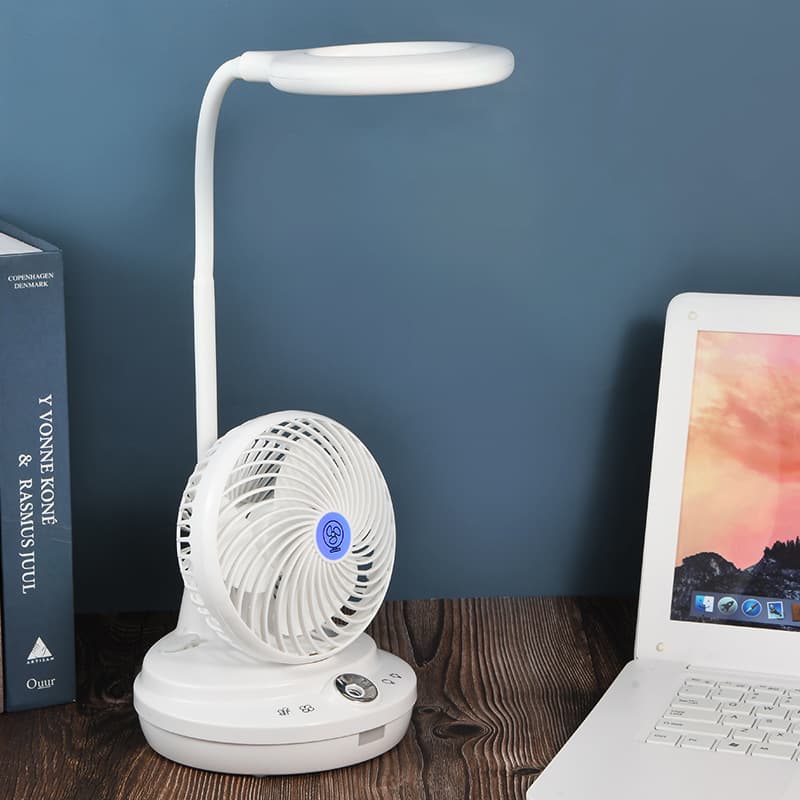 New Mini Desk Lamp Humidifier Fan Office Desktop Home 3-in-1 LED Lighting Sprayer